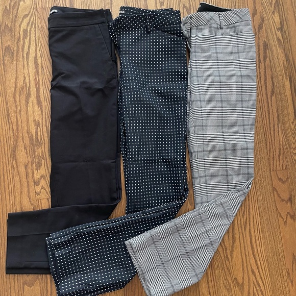 Express Pants - Express Dress Pants 6R Lot Of 3 Editor Columnist Houndstooth Career Office Pants